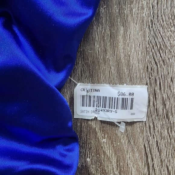 Royal Blue Christina Dress NWT size S - Picture 2 of 3